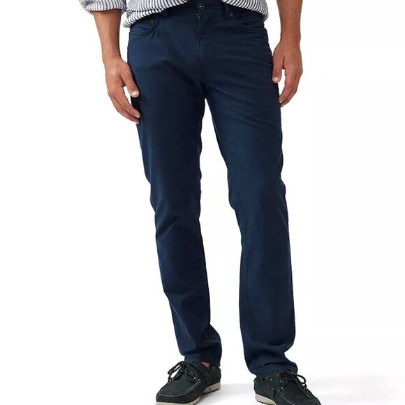 Rodd & Gunn Men's Gunn Straight Fit 5-Pocket Jean Navy Size 32 NWT $128